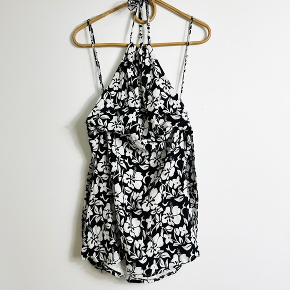 Faithfull the Brand floral Halter tie back mini dress - Picture 6 of 11